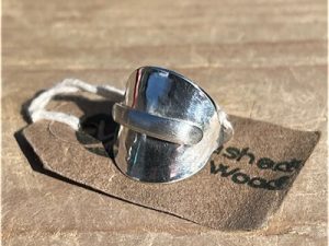 Sterling Silver Sheffield 1931 Demitasse Spoon Ring